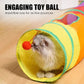 Colorful Collapsible Cat Tunnel