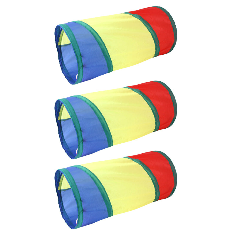 Colorful Collapsible Cat Tunnel