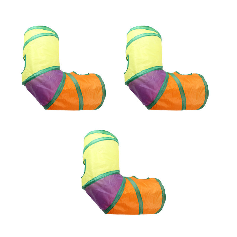Colorful Collapsible Cat Tunnel