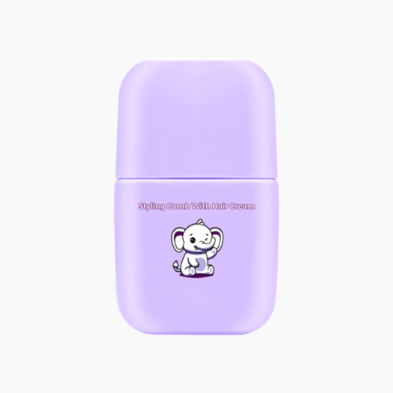 Styling Comb With Hair Cream