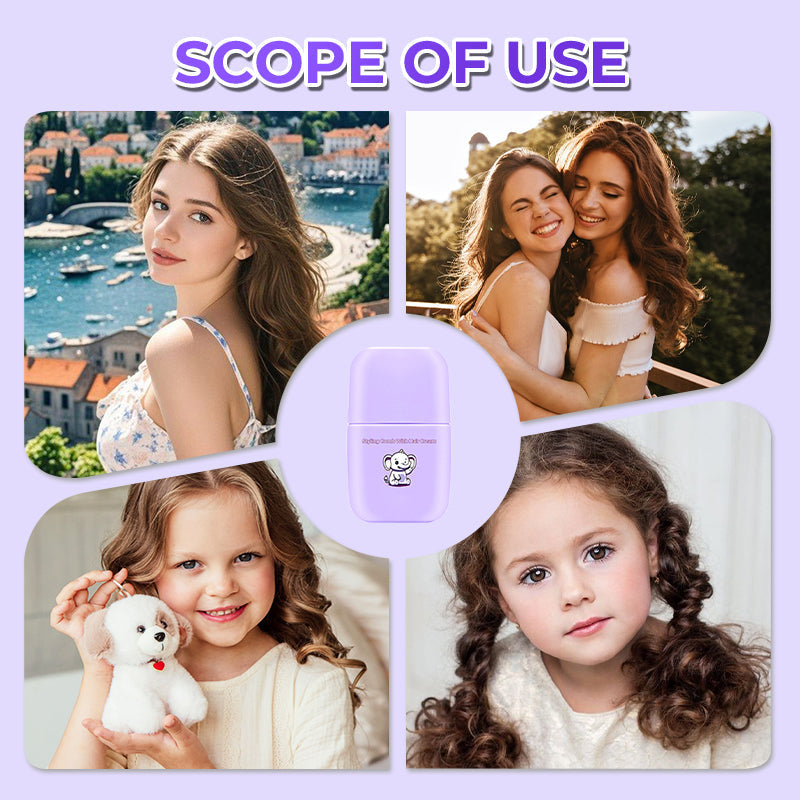 Styling Comb With Hair Cream