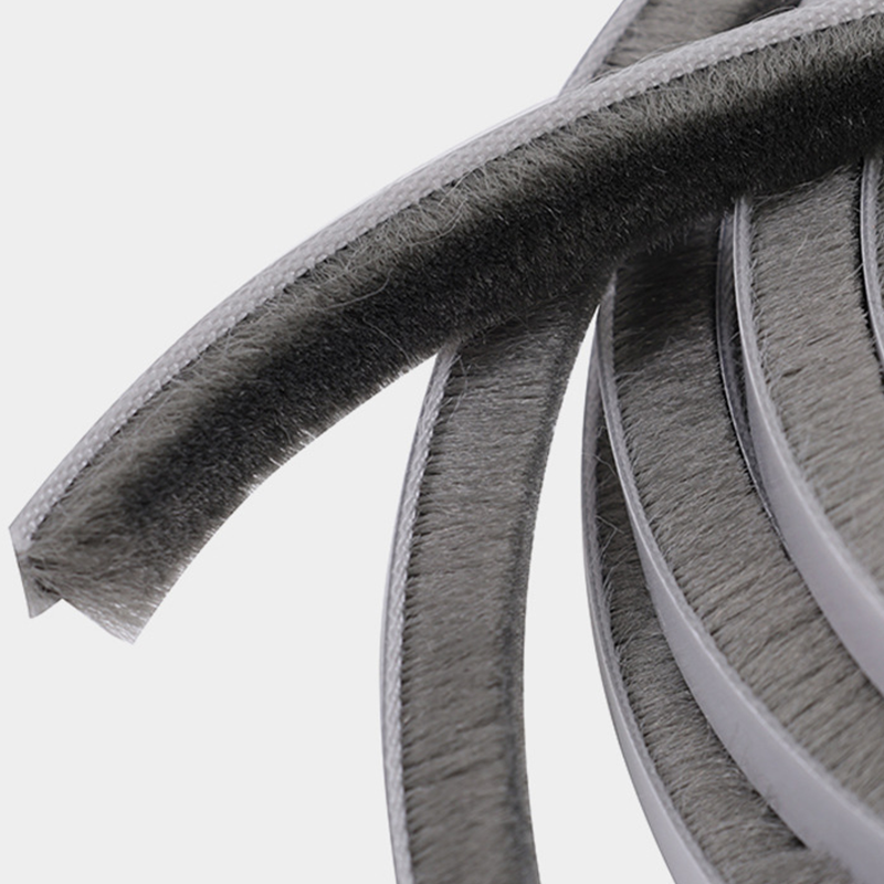 Self-Adhesive Brush Weatherstrip for Door Gaps