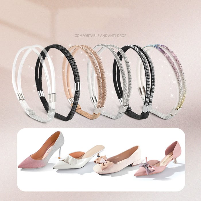Rhinestone High Heels Fixing Strap