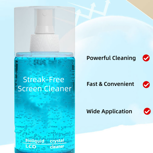 Streak-Free Screen Cleaner Kit with Microfiber Cloth