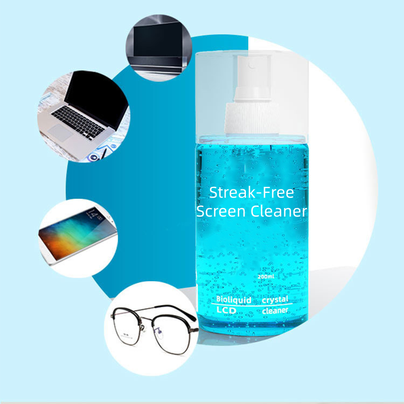 Streak-Free Screen Cleaner Kit with Microfiber Cloth