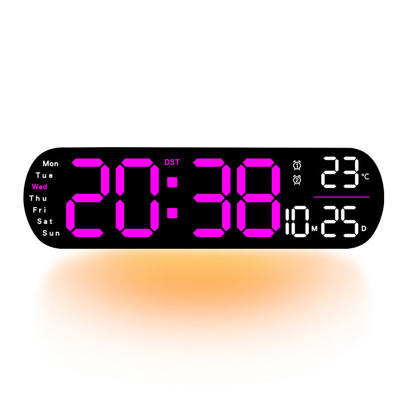 Multifuntional Decorative LED Digital Wall Clock