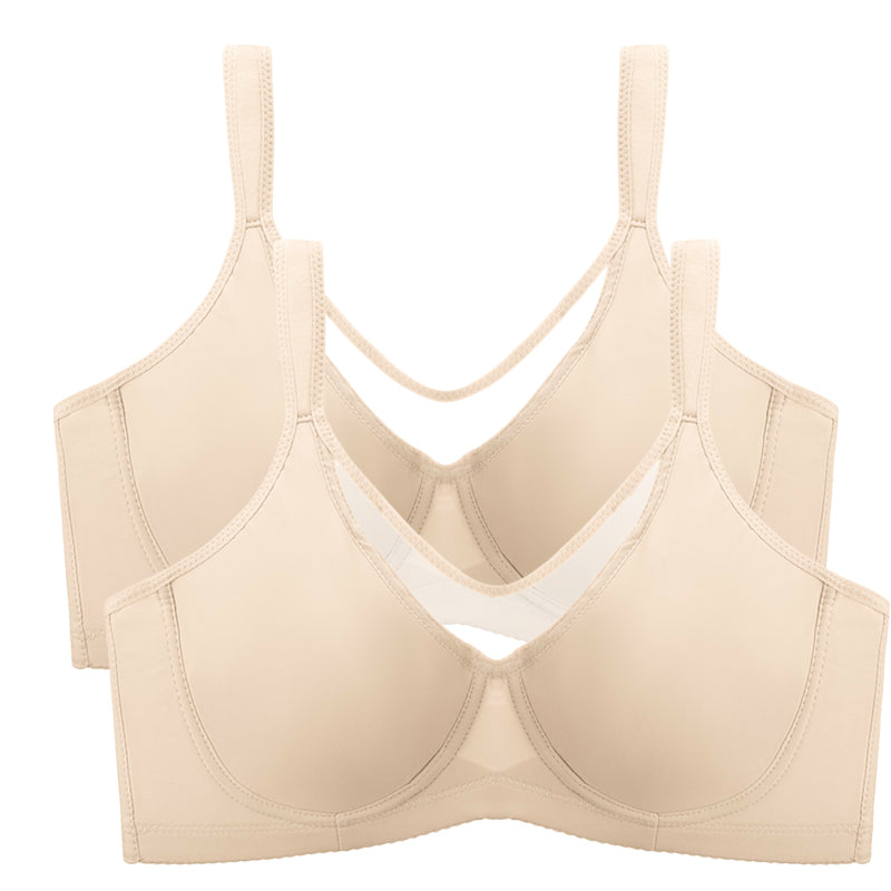 🏆 Last Day Special Price £9.99! 💐Women's Elegant Sheer Full Coverage Plus Size Bra