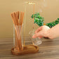 2 in 1 Incense & Candle Holder Natural Wood Base Aromatherapy Diffuser