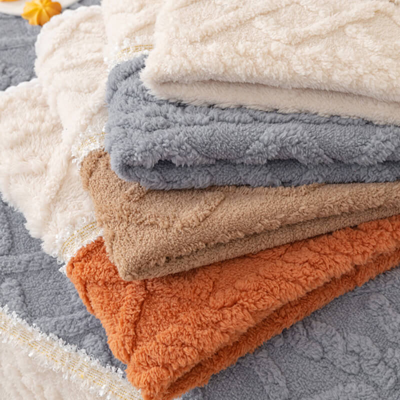Anti Slip Fleece Sofa Cover