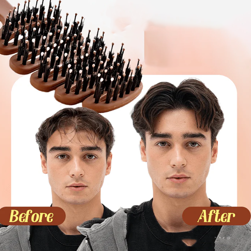 Gentle Scalp Massage Natural Volumizing Hair Brush