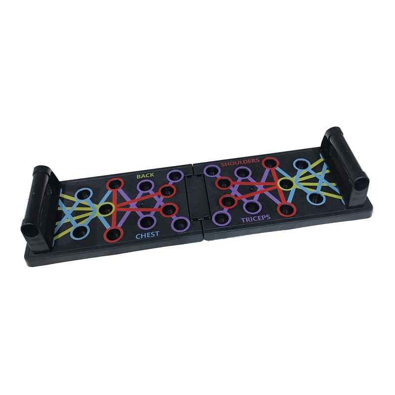 ✨ Foldable Push-Up Board — Color-Coded Design for Targeted Upper-Body Workouts! ✨