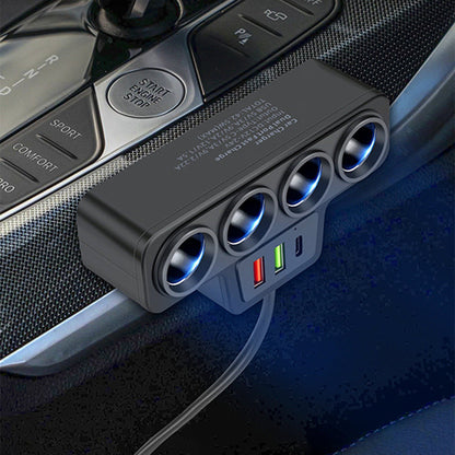 💥 50% OFF FLASH SALE! 7-in-1 Cigarette Lighter Adapter – Fast Charging + 4 USB Ports ⚡🚗 【Limited Time】