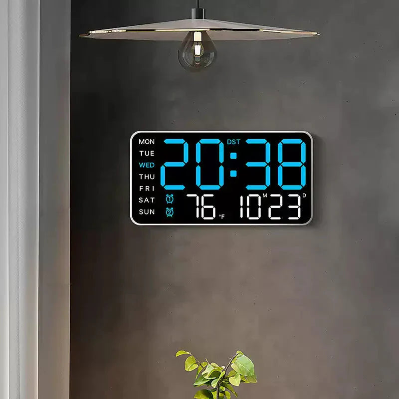 📢📢49% OFF!! ⏰Multifunctional decorative LED digital wall clock, the limitless digital clock for the modern Norwegian home