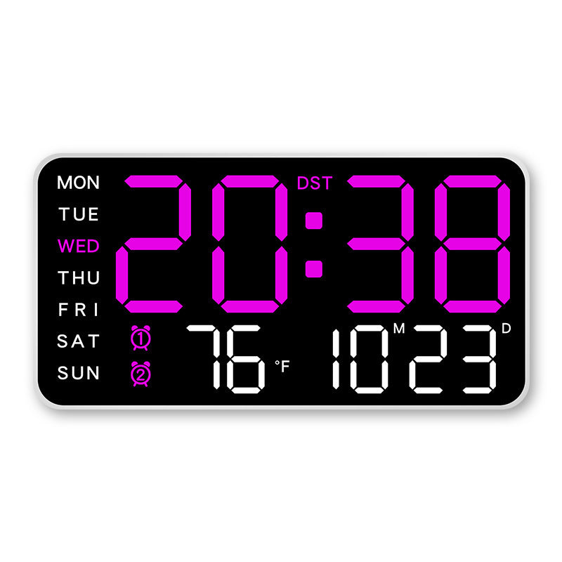 📢📢49% OFF!! ⏰Multifunctional decorative LED digital wall clock, the limitless digital clock for the modern Norwegian home