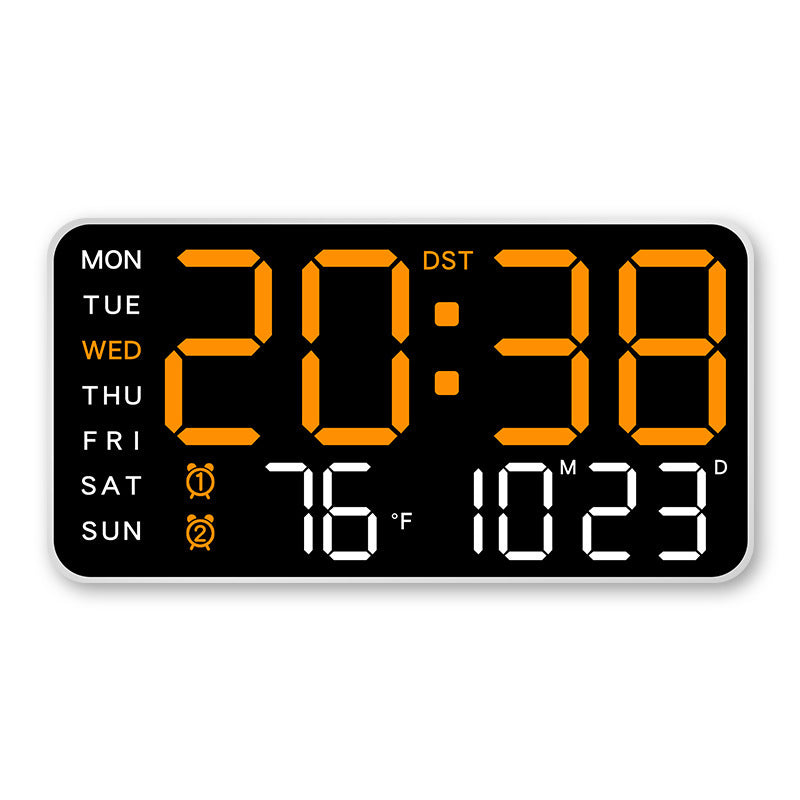 📢📢49% OFF!! ⏰Multifunctional decorative LED digital wall clock, the limitless digital clock for the modern Norwegian home