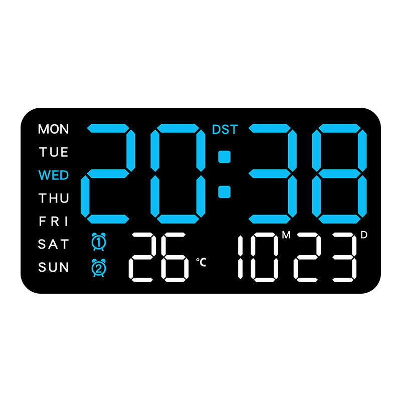 📢📢49% OFF!! ⏰Multifunctional decorative LED digital wall clock, the limitless digital clock for the modern Norwegian home