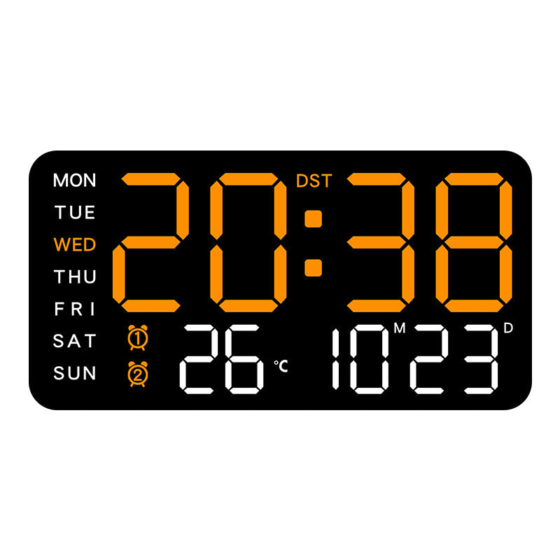 📢📢49% OFF!! ⏰Multifunctional decorative LED digital wall clock, the limitless digital clock for the modern Norwegian home