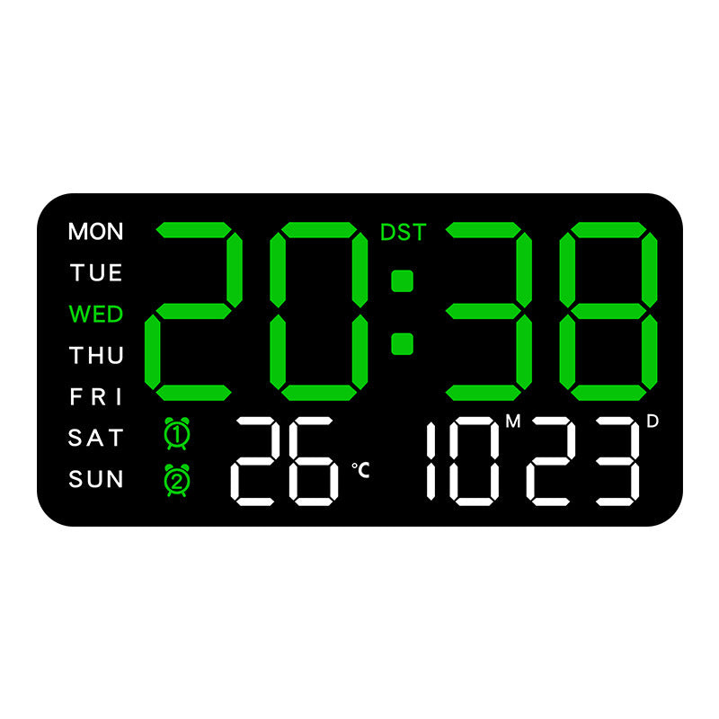 📢📢49% OFF!! ⏰Multifunctional decorative LED digital wall clock, the limitless digital clock for the modern Norwegian home