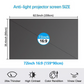 Foldable Anti-Light Projector Screen