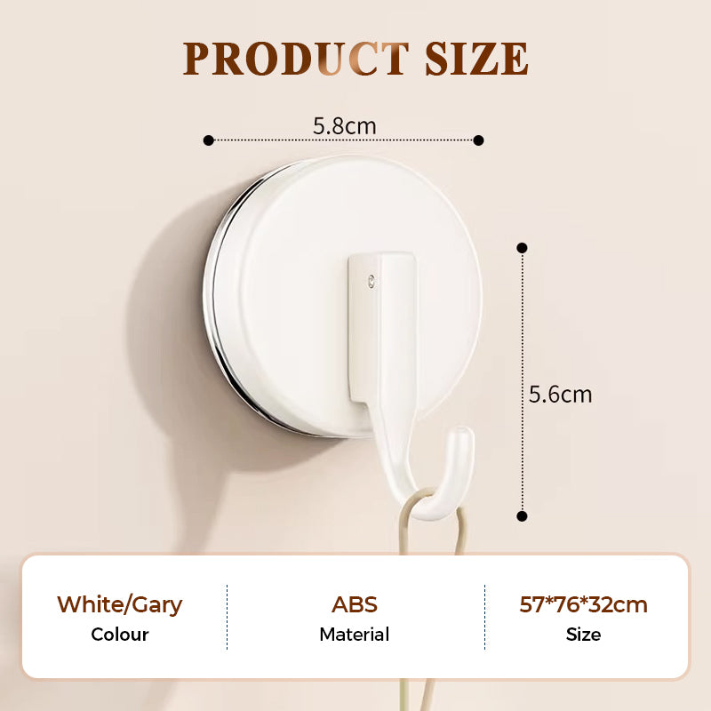 📢📢Buy 1 get 1 free !! ⏰Seamless and flexible✨ Pull to hang—no drilling required!🎈 Super-strong suction cup hooks—use them anywhere!