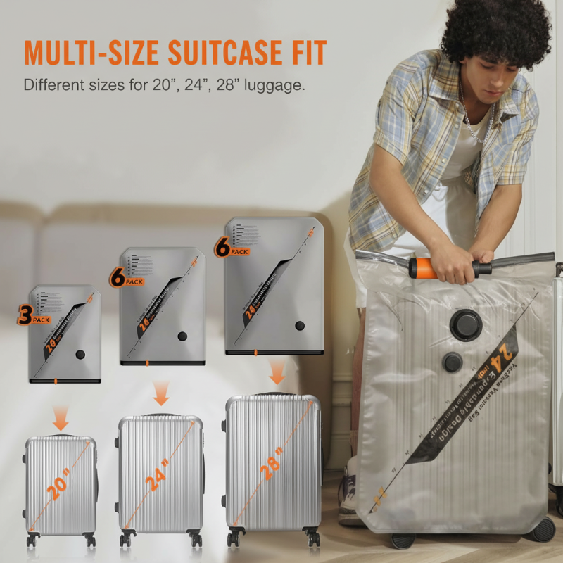 🔥While Supplies Last 40% OFF!🎉 Wireless Travel Vacuum Compression Bag Set