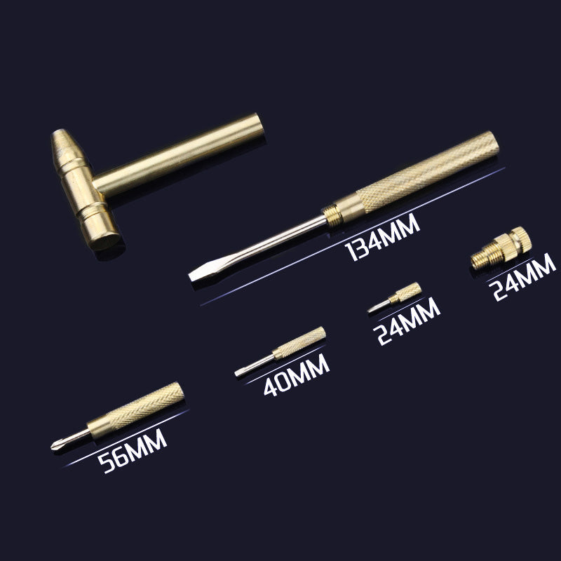 5 in 1 Mini Hammer and Screwdriver Hand Tools Set