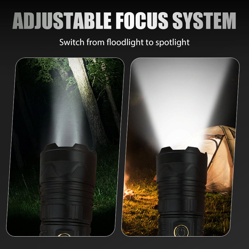 🔥🎁New arrival 50% OFF💥🔥🎁Rechargeable P50 LED Flashlight with Adjustable Zoom