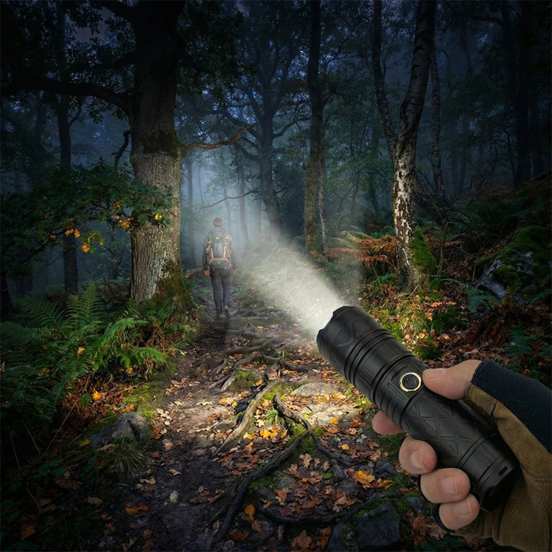 🔥🎁New arrival 50% OFF💥🔥🎁Rechargeable P50 LED Flashlight with Adjustable Zoom