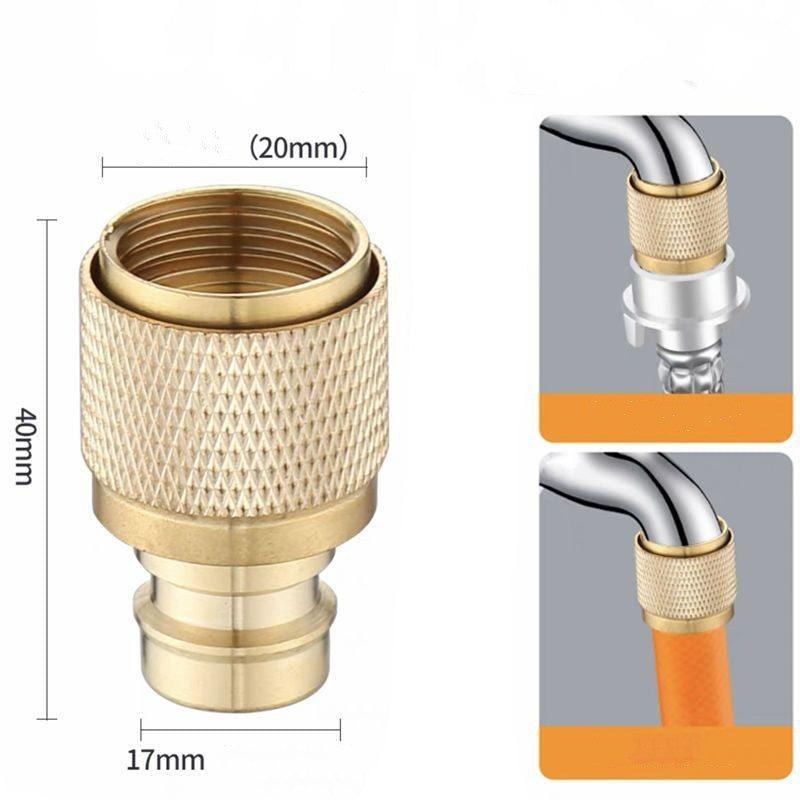 🔥🎁New arrival 50% OFF💥Copper Water Pipe Adapter&High Pressure Water Hose Nozzle