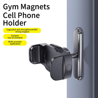 360° Rotatable Gym Phone Holder with Strong Magnets