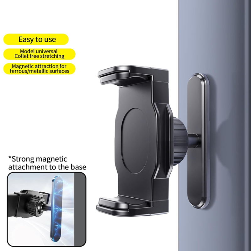 360° Rotatable Gym Phone Holder with Strong Magnets