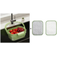 Collapsible Faucet-Hanging Sink Strainer Basket