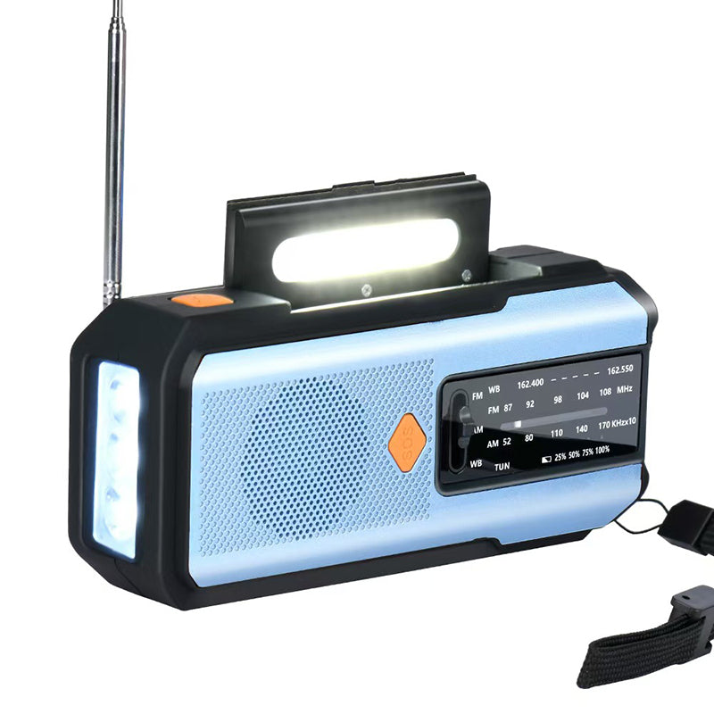 📢📢53% OFF !!!⏰📻Solar Hand-Crank Emergency Weather Radio✨