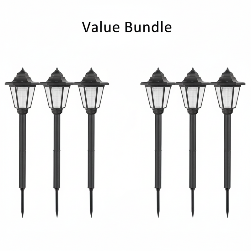 📢📢50% OFF !!!⏰Vintage Solar-Powered Hexagonal Garden Lights