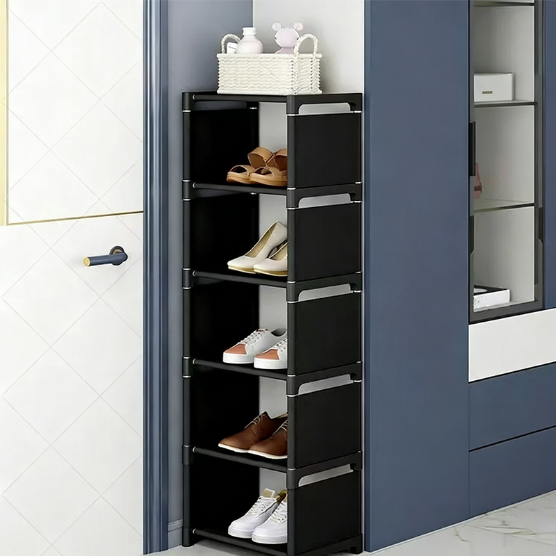 🎁New arrival 50% OFF💥Vertical Shoe Rack for Entryway – Space-Saving, Sturdy Metal Frame & Easy Assembly 👟