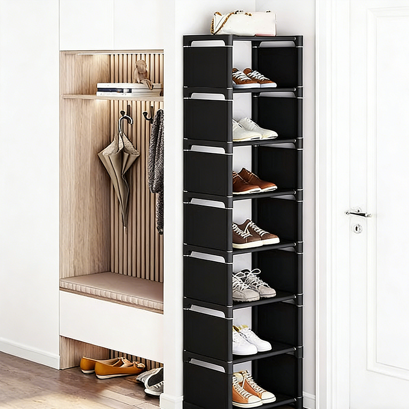 🎁New arrival 50% OFF💥Vertical Shoe Rack for Entryway – Space-Saving, Sturdy Metal Frame & Easy Assembly 👟