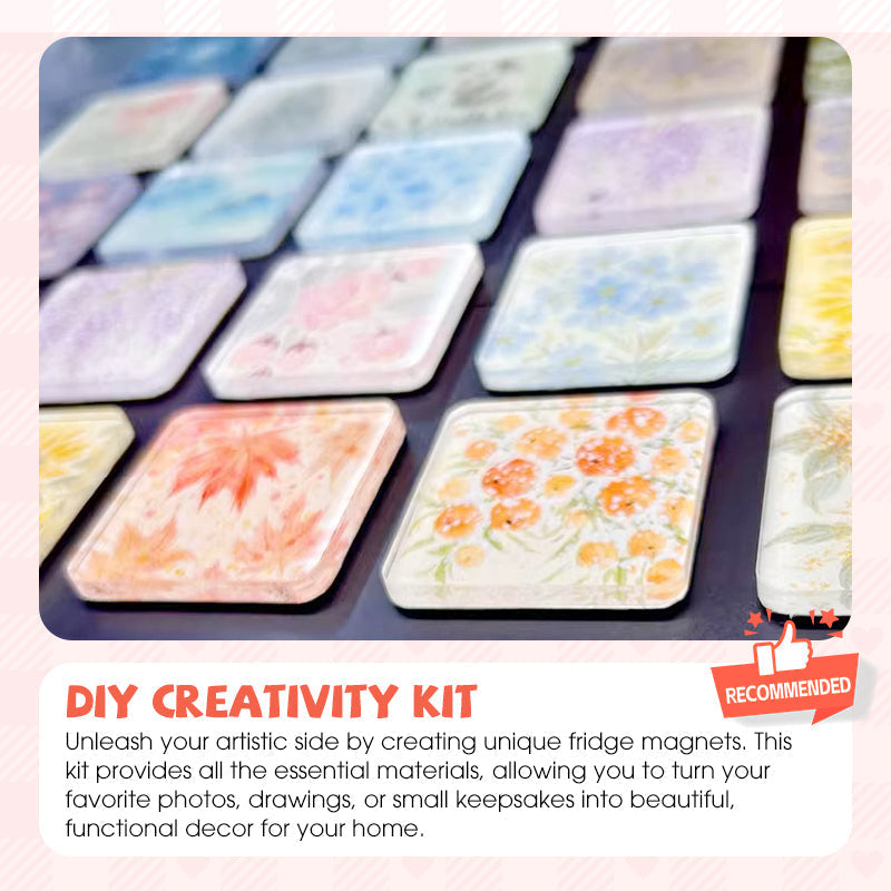 📢📢50% OFF !!!⏰Clear Acrylic DIY Fridge Magnet Kit