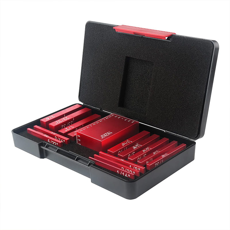 📏 HOT SALE! ⚡ 15 PCS Precision Setup Blocks Height Gauge Set – High Precision, Durable Aluminum Alloy, Clear Scale, Wide Application for Woodworking & Machinery 🛠️