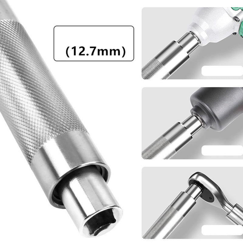 🔧50% OFF NOW! Dual‑Function Extension Bar Ratchet Wrench, Telescopic Ratchet Socket Wrench with Socket Adapters Set, Heavy‑Duty Repair Hand Tool for Automotive & Household Maintenance