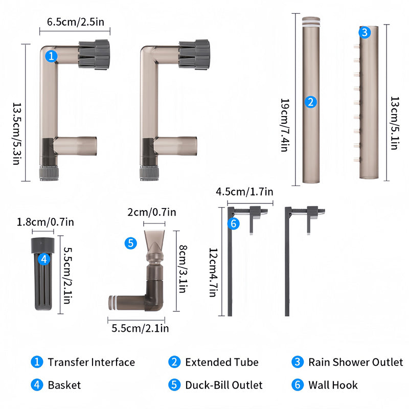 Hang-On Back Aquarium Filter with Adjustable Flow