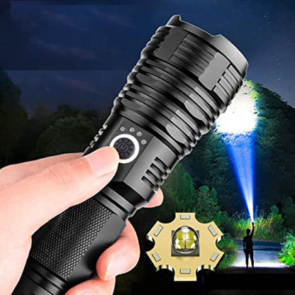 🔦 LIMITED-TIME 49% OFF! ✨ Super Bright Rechargeable Flashlight – 25W, Waterproof, Zoom, 7 Styles ⚡