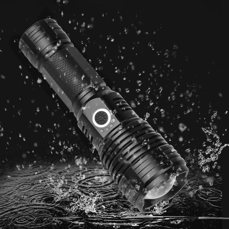 🔦 LIMITED-TIME 49% OFF! ✨ Super Bright Rechargeable Flashlight – 25W, Waterproof, Zoom, 7 Styles ⚡