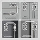 Multi-Angle Security Barrel Bolt Latch