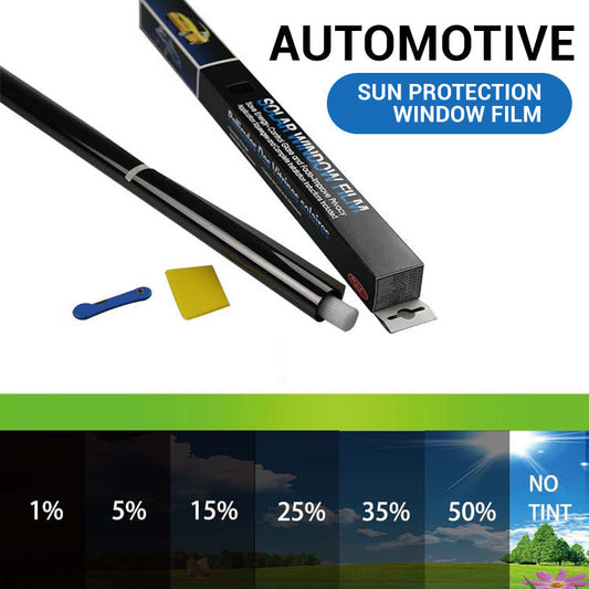 ☀️🚗 UV-blocking window film – cuts heat, easy install, 99% protection!