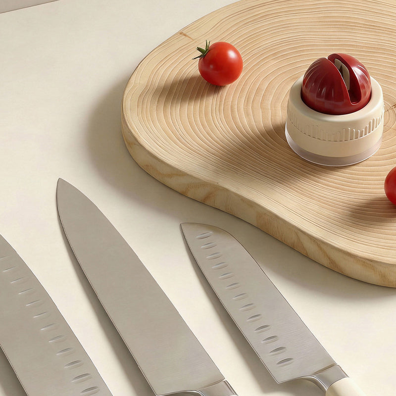 🔪 Easy & Safe Kitchen Knife Sharpener – Effortless Sharpening, Rock-Solid Stability! ✨🛡️⚡