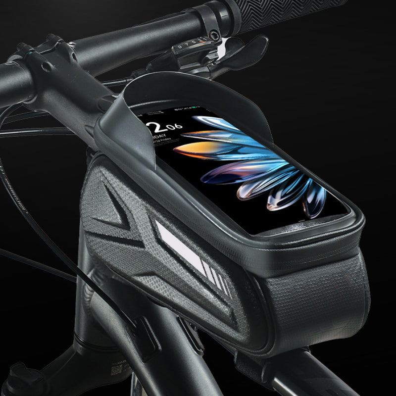 Phone Front Waterproof Bicycle Frame Bag