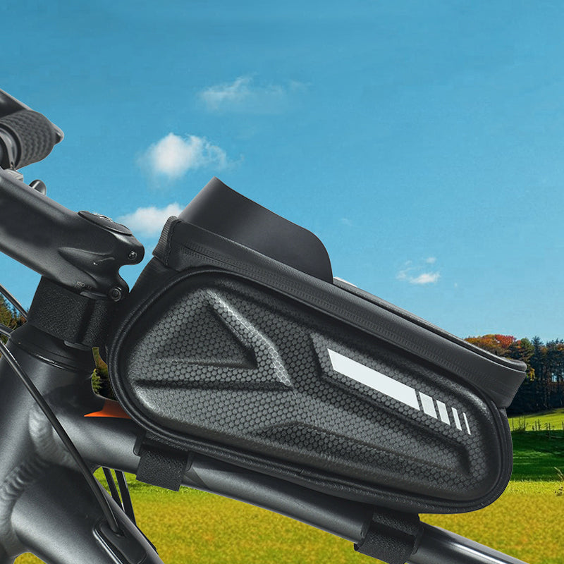 Phone Front Waterproof Bicycle Frame Bag