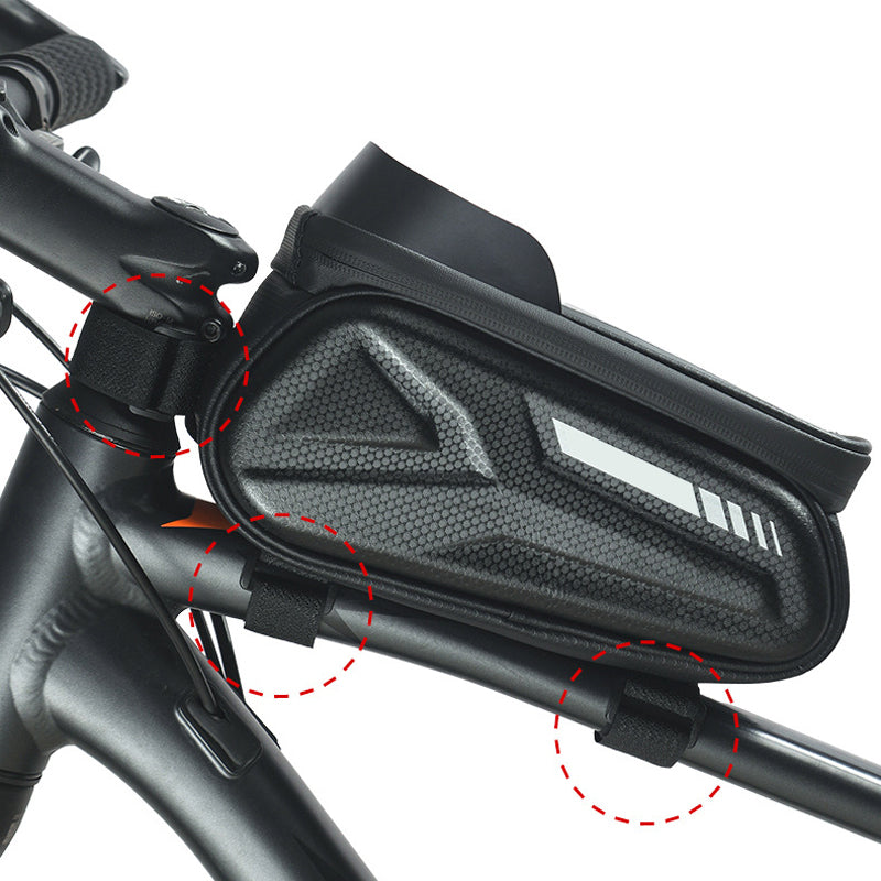 Phone Front Waterproof Bicycle Frame Bag