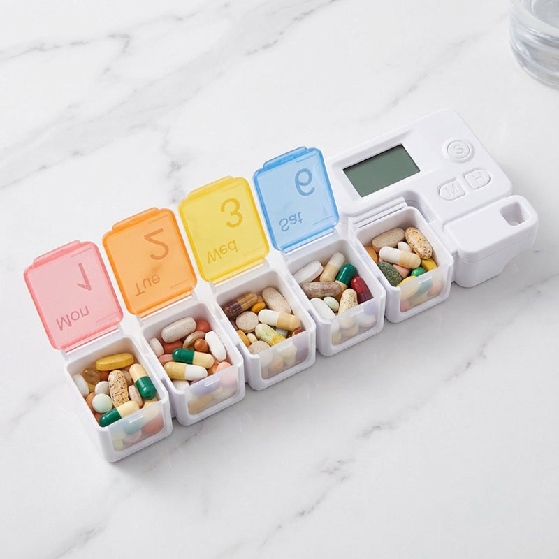Smart Electronic Pill Box with Timed Reminder