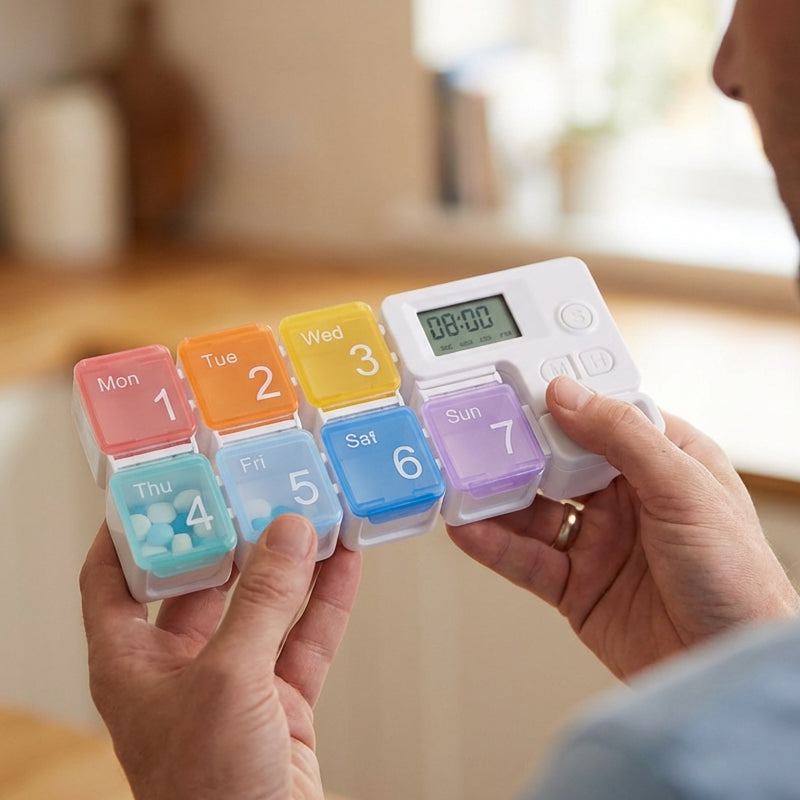 Smart Electronic Pill Box with Timed Reminder